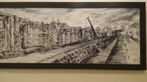 Sharmeen's work on the Metro in it's infancy