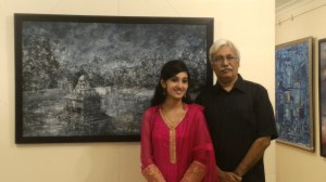 Afsana Sharmeen with mentor A.V. Ilango